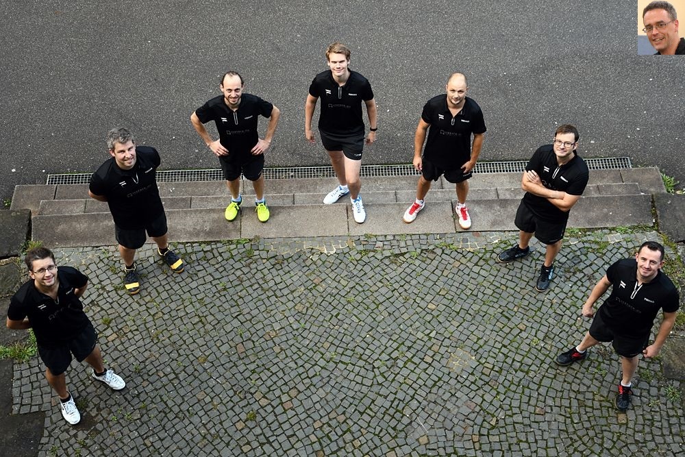 Die 1. Herrenmannschaft des SV Saar 05 - Abteilung Tischtennis