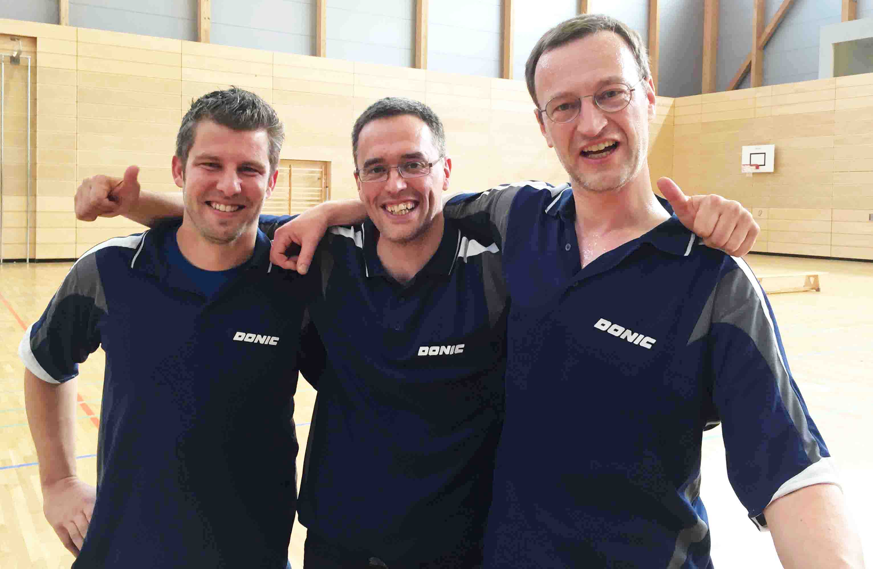 Saarlandpokalsieger Christian, Eric und Thorsten Saarlandpokalsieger Christian, Eric und Thorsten