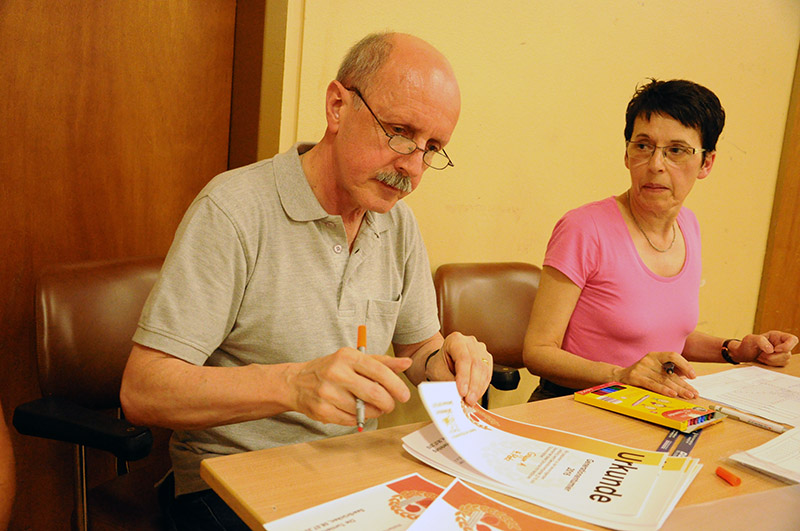 Die Turnierleitung: Martin und Petra Die Turnierleitung: Martin und Petra