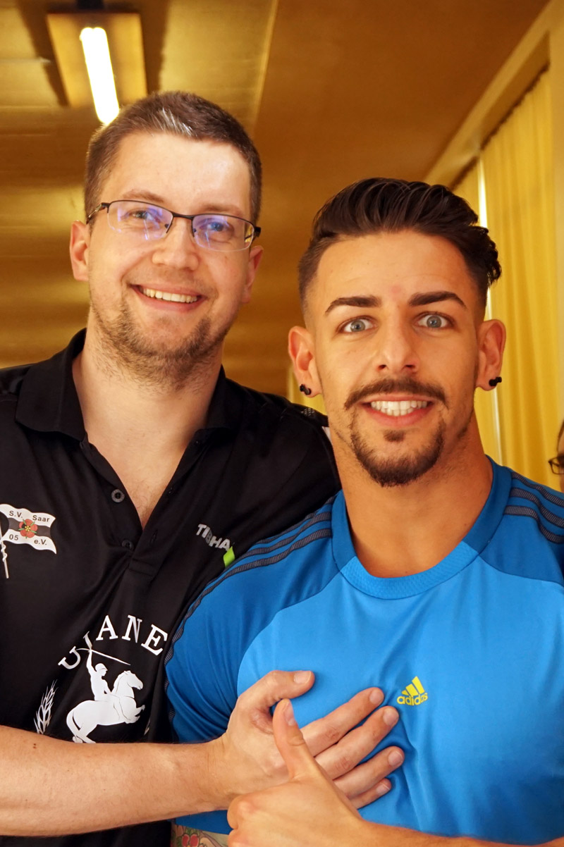 Doppelvereinsmeister 2017 - eine Herzenssache für Christian und Aref Doppelvereinsmeister 2017 - eine Herzenssache für Christian und Aref